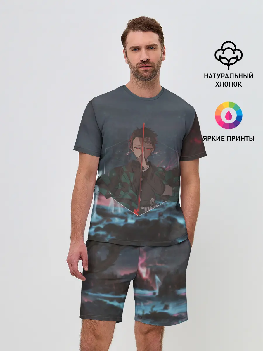 Мужской костюм с шортами / Танджиро Камадо