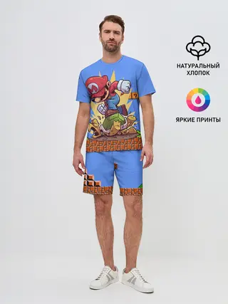 Мужской костюм с шортами / Марио