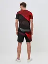 Мужской костюм с шортами / Red & Black