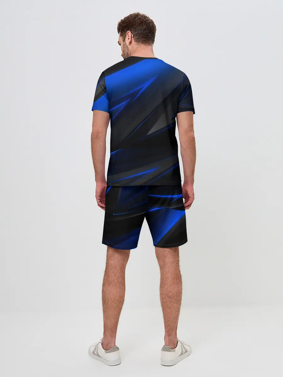 Мужской костюм с шортами / Blue and Black