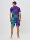 Мужской костюм с шортами / Checkerboard gradient