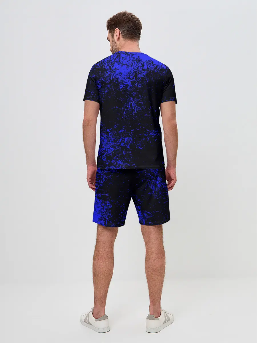 Мужской костюм с шортами / БРЫЗГИ КРАСОК