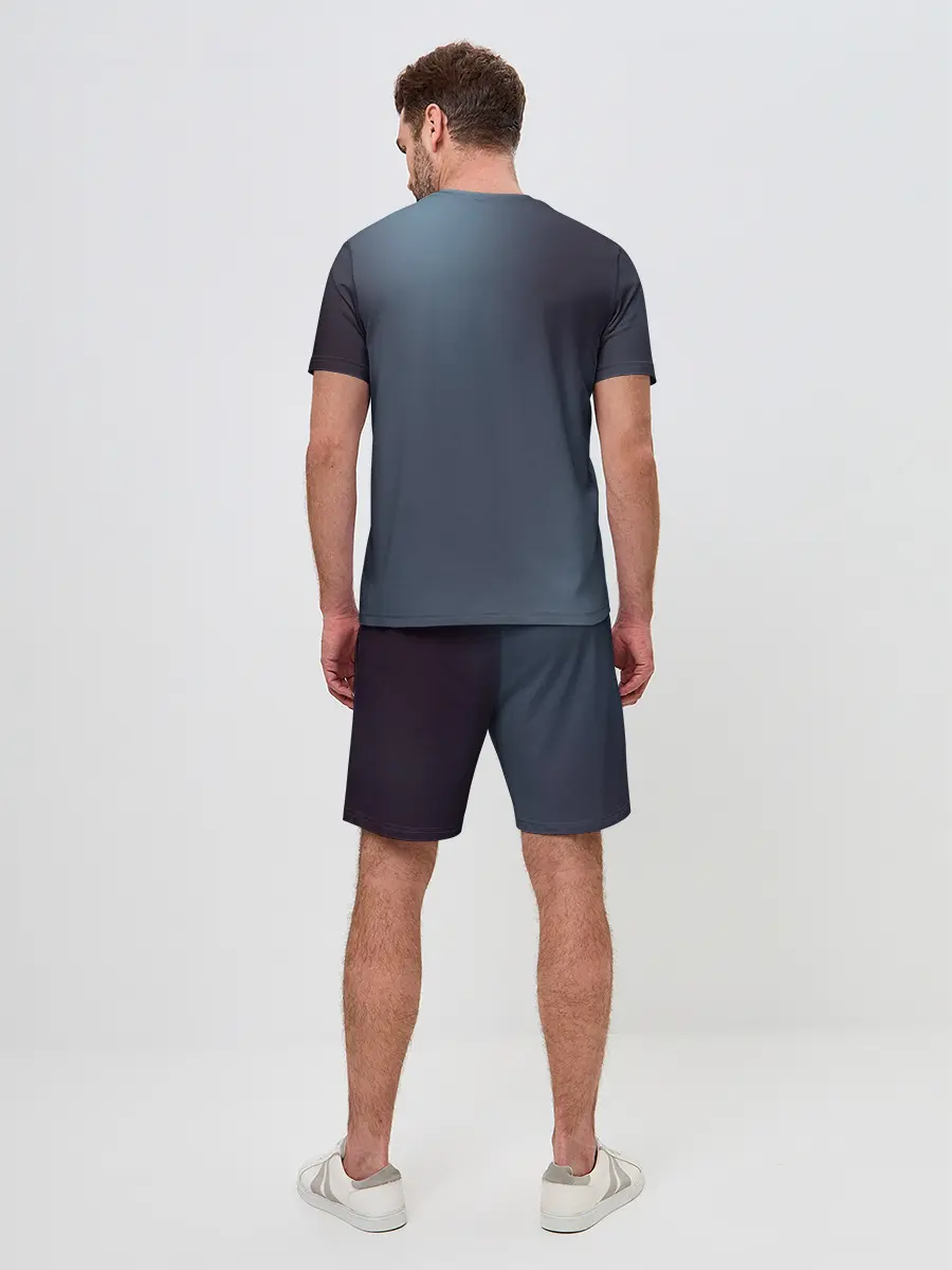 Мужской костюм с шортами / ТИГР В СУМЕРЕЧНОМ ЛЕСУ