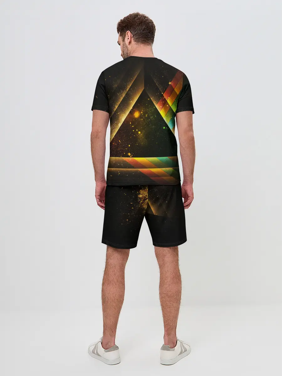 Мужской костюм с шортами / КОСМОС НЕОН