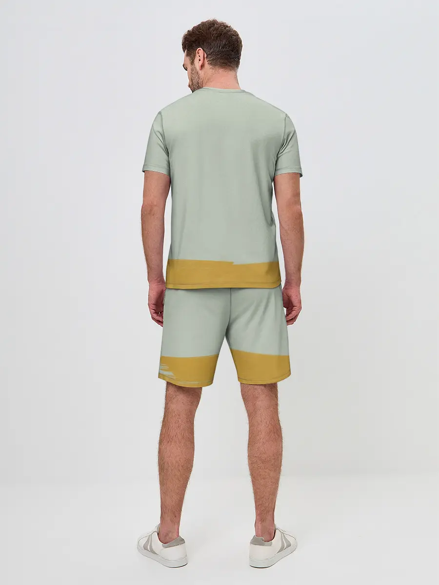 Мужской костюм с шортами / Подсолнухи