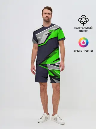 Мужской костюм с шортами / Need for Speed