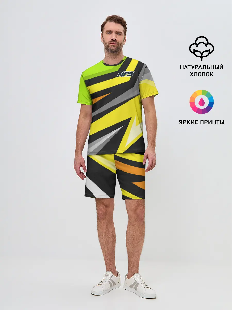 Мужской костюм с шортами / Need for Speed