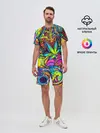 Мужской костюм с шортами / ABSTRACTION PSY