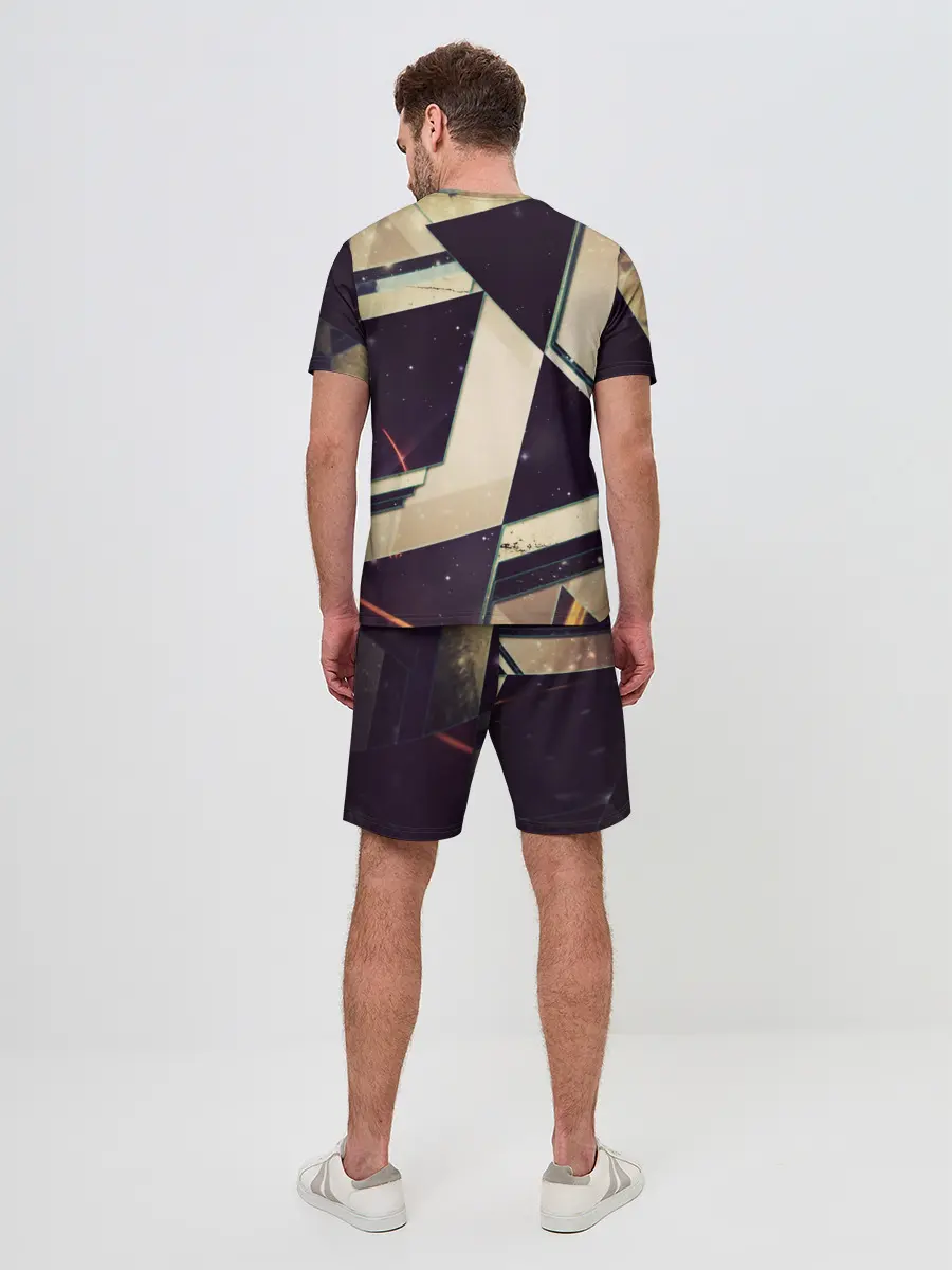 Мужской костюм с шортами / АБСТРАКЦИЯ КОСМОС