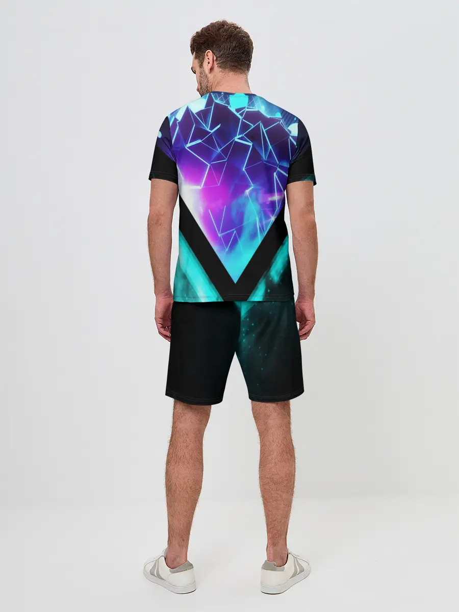 Мужской костюм с шортами / NEON GEOMETRY