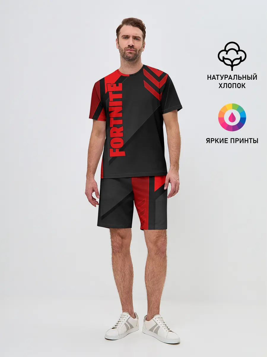 Мужской костюм с шортами / Fortnite