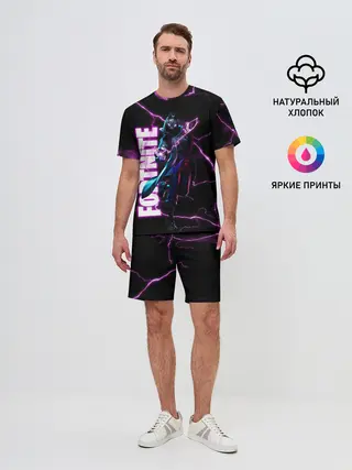 Мужской костюм с шортами / ТАНУКИ FORTNITE