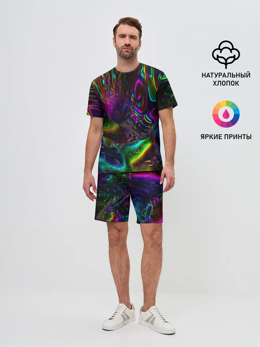 Мужской костюм с шортами / АБСТРАКЦИЯ