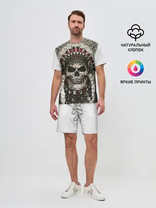 Мужской костюм с шортами / Leader of indian skeletons