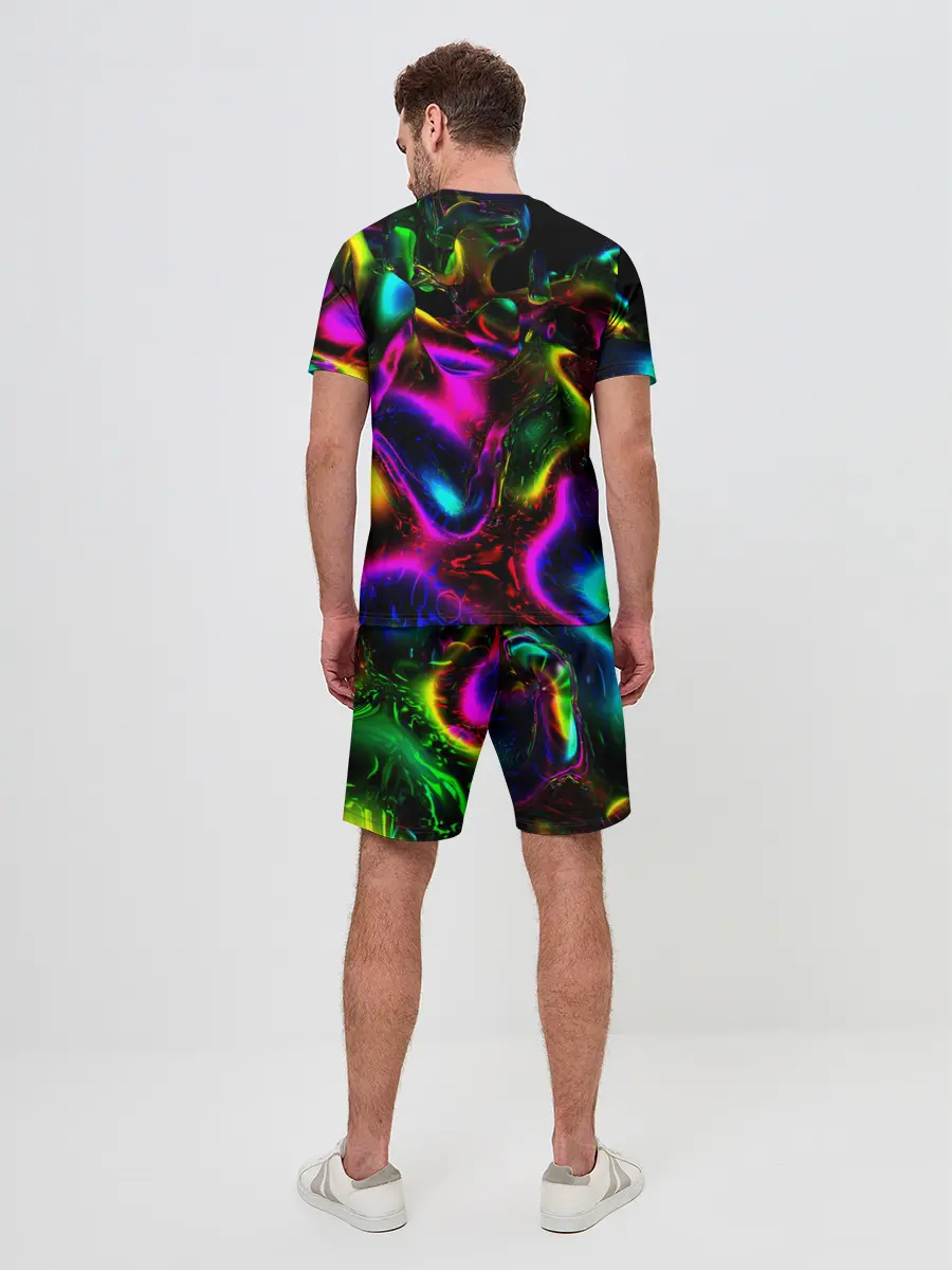 Мужской костюм с шортами / В НЕОНЕ