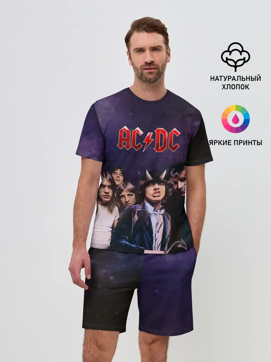 Мужской костюм с шортами / AC/DC