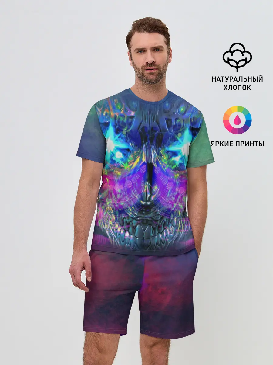 Мужской костюм с шортами / Черепок