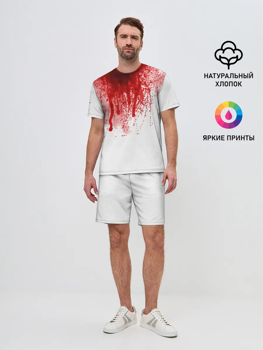 Мужской костюм с шортами / Кровь