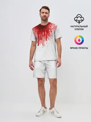 Мужской костюм с шортами / Кровь