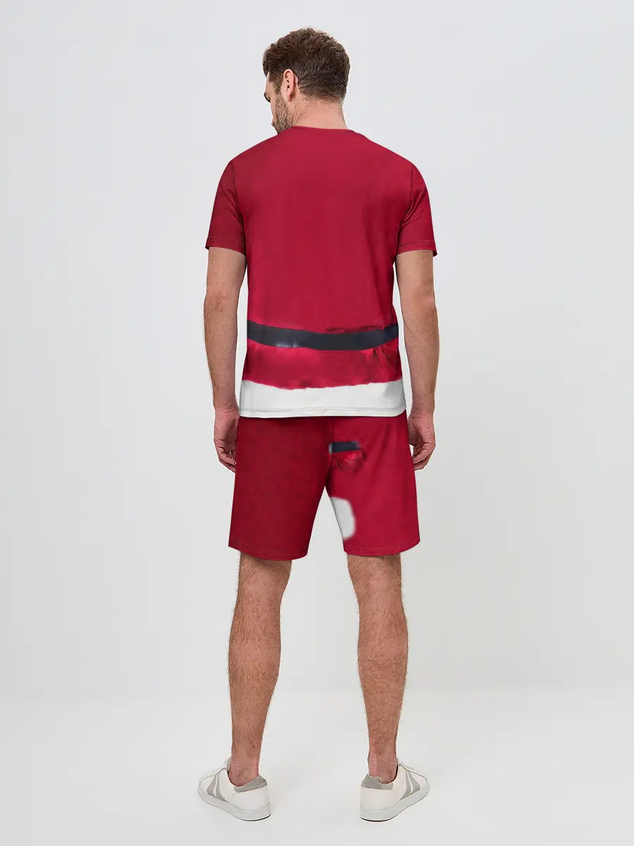 Мужской костюм с шортами / Костюм Деда Мороза