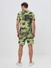 Мужской костюм с шортами / Камуфляж Хаки