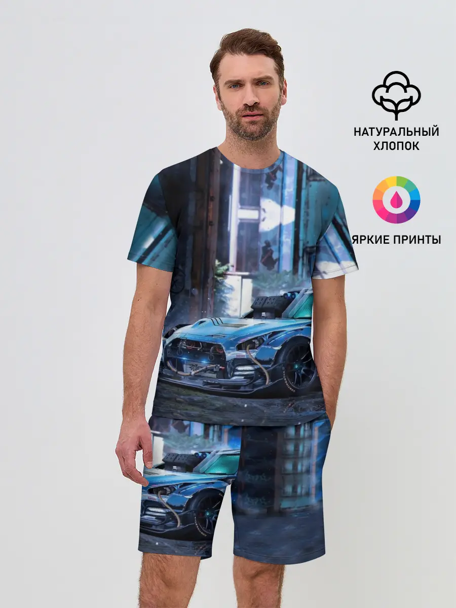 Мужской костюм с шортами / Nissan GTR R35