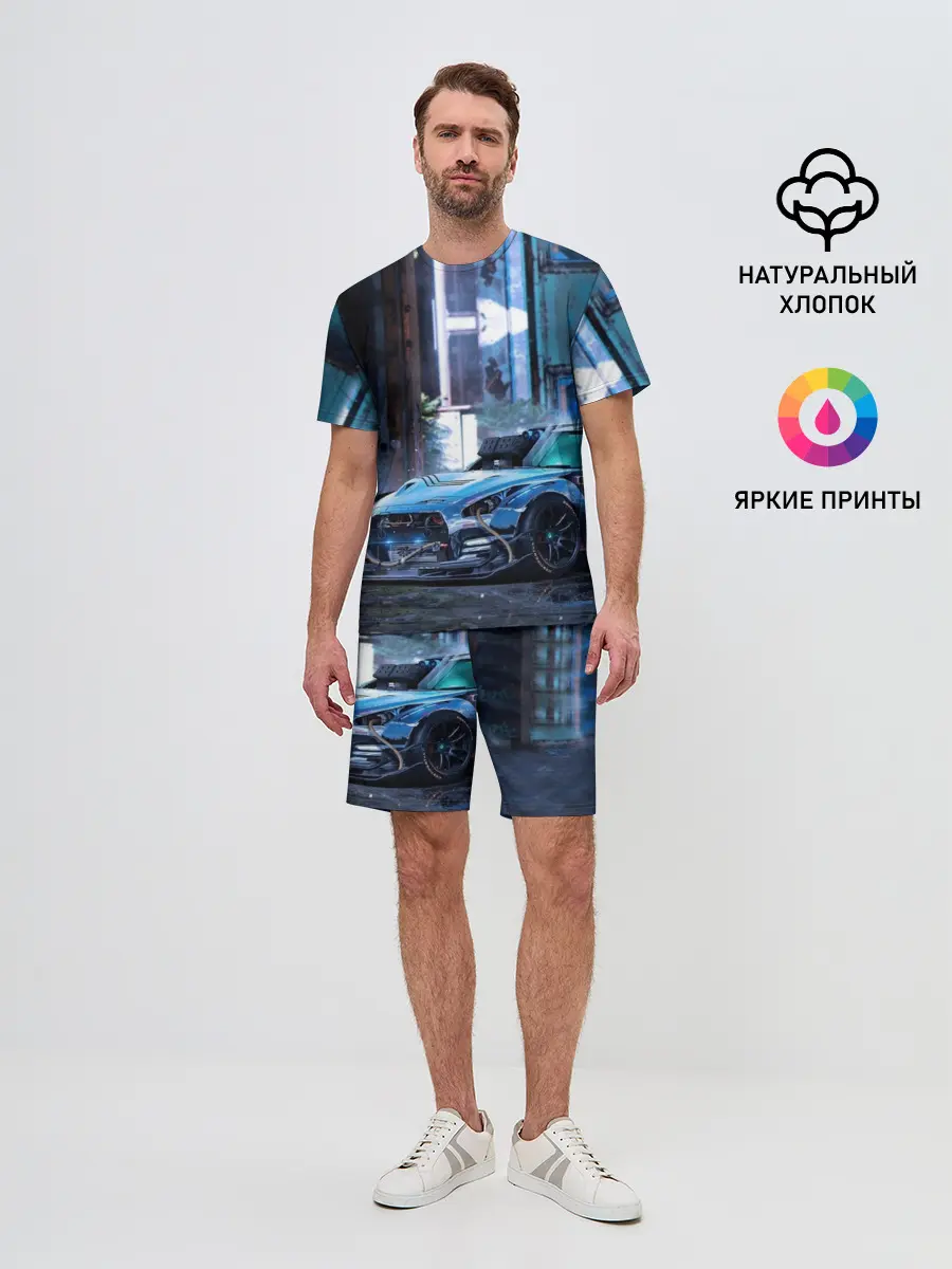 Мужской костюм с шортами / Nissan GTR R35