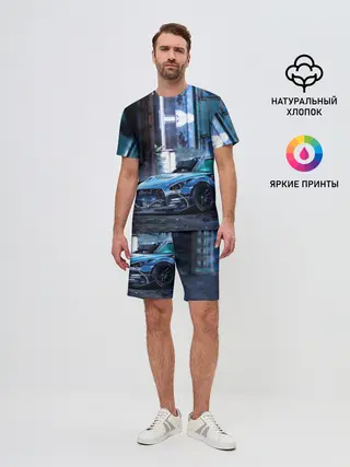 Мужской костюм с шортами / Nissan GTR R35