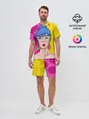 Мужской костюм с шортами / POP ART