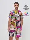 Мужской костюм с шортами / POP ART