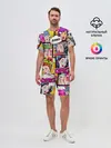 Мужской костюм с шортами / POP ART