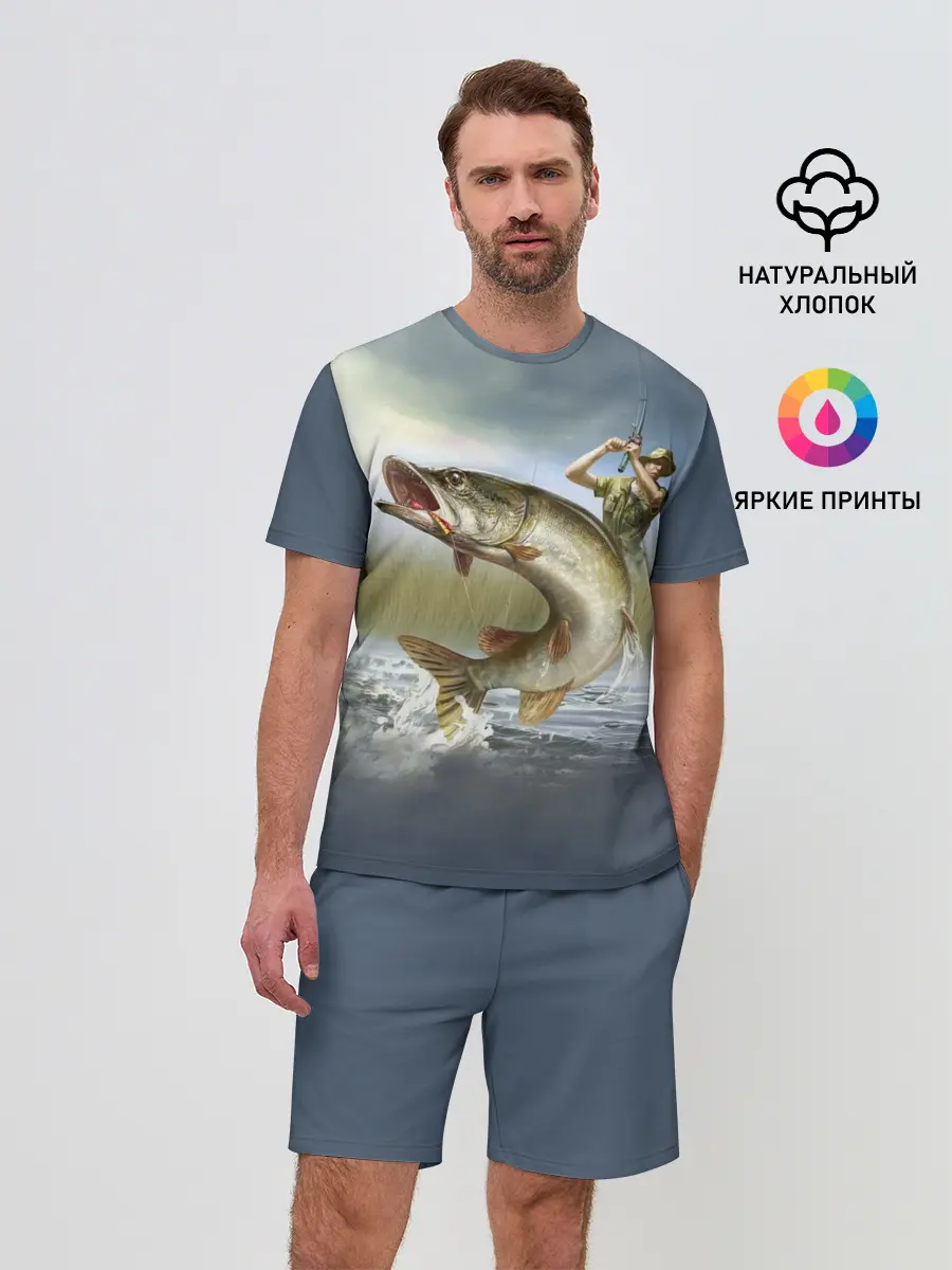 Мужской костюм с шортами / Щука