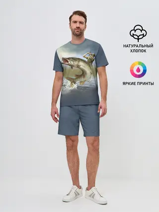 Мужской костюм с шортами / Щука