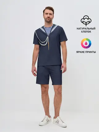 Мужской костюм с шортами / Форма ВМФ