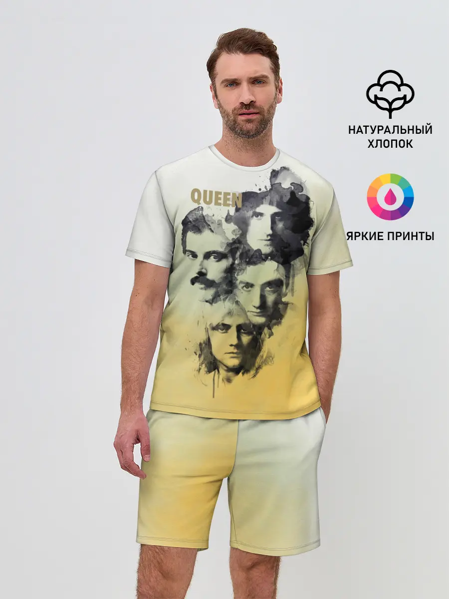 Мужской костюм с шортами / Queen группа