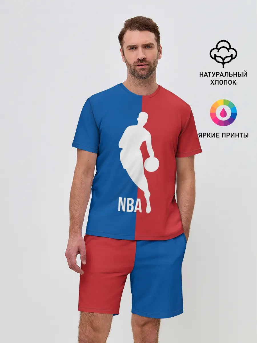 Мужской костюм с шортами / Эмблема NBA