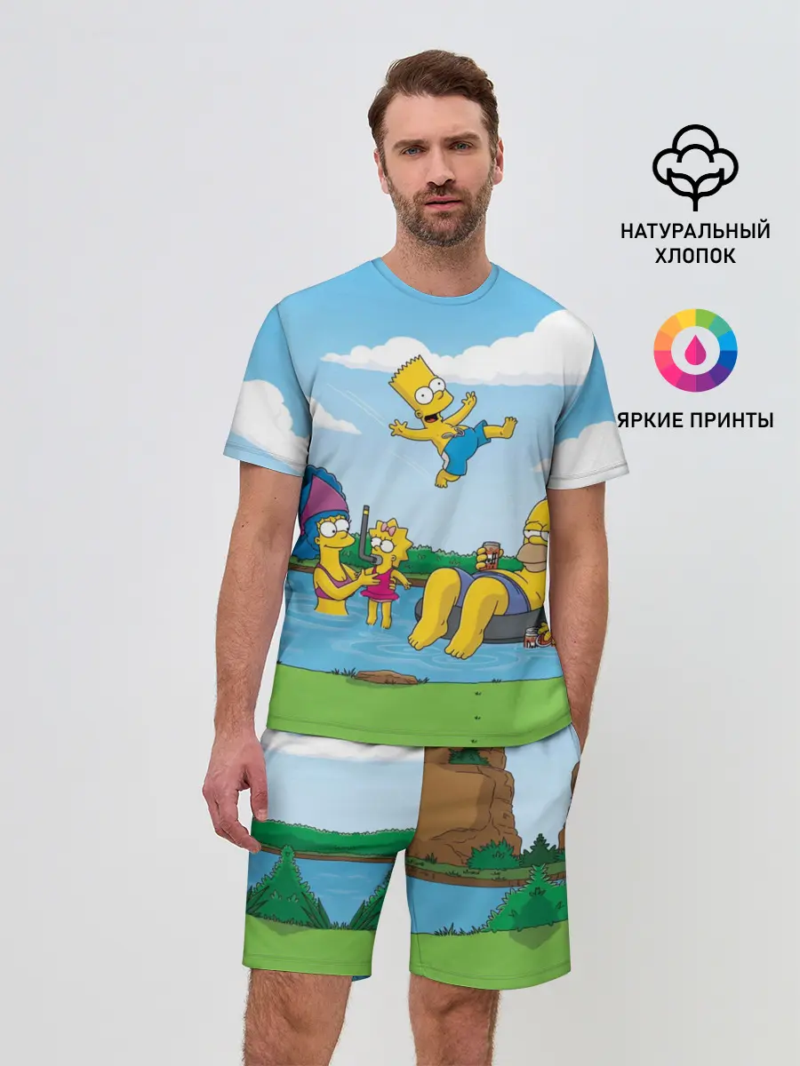 Мужской костюм с шортами / The simpsons