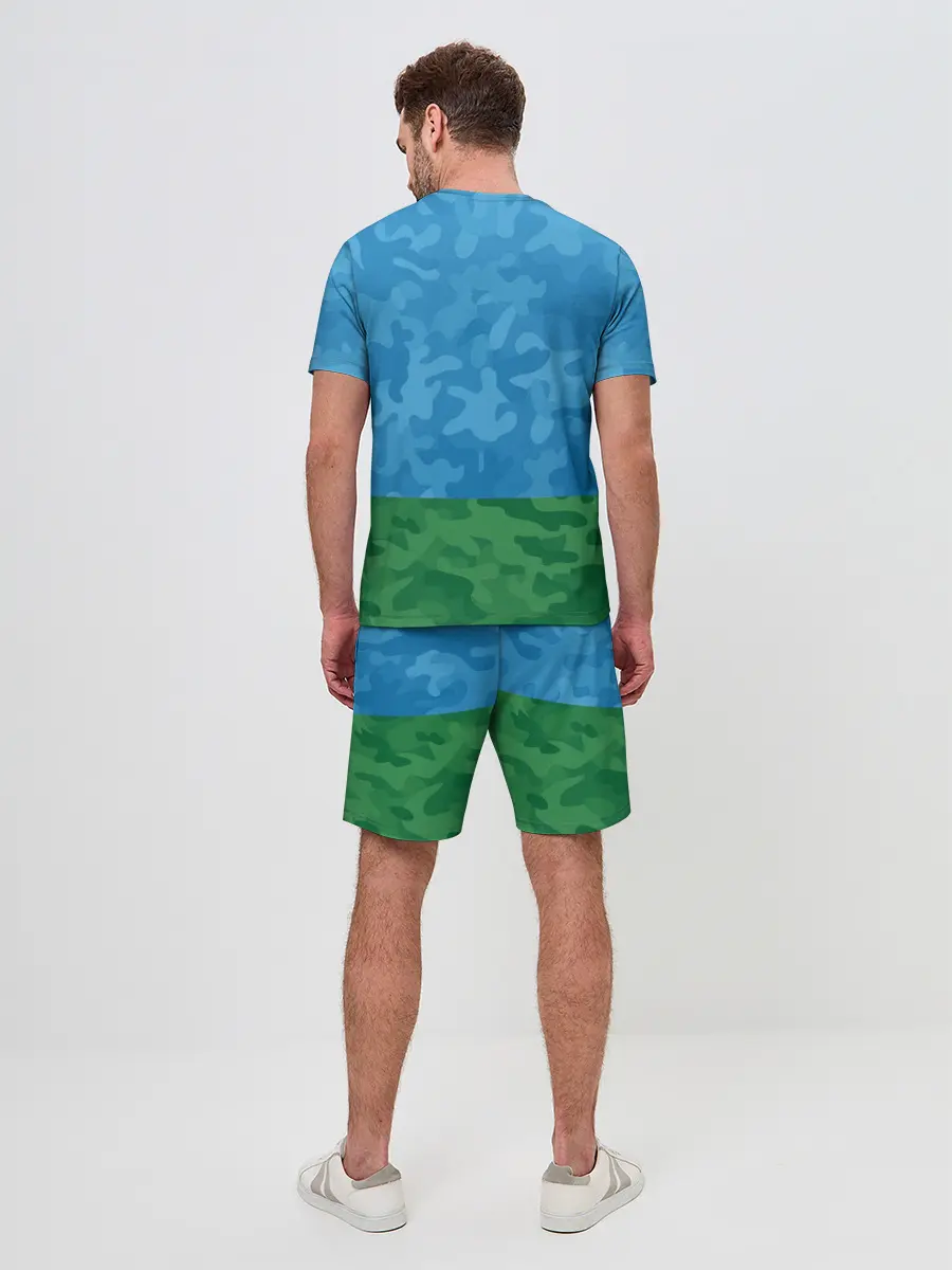 Мужской костюм с шортами / ВДВ медведь