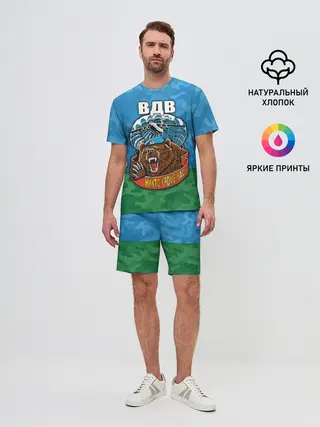 Мужской костюм с шортами / ВДВ медведь