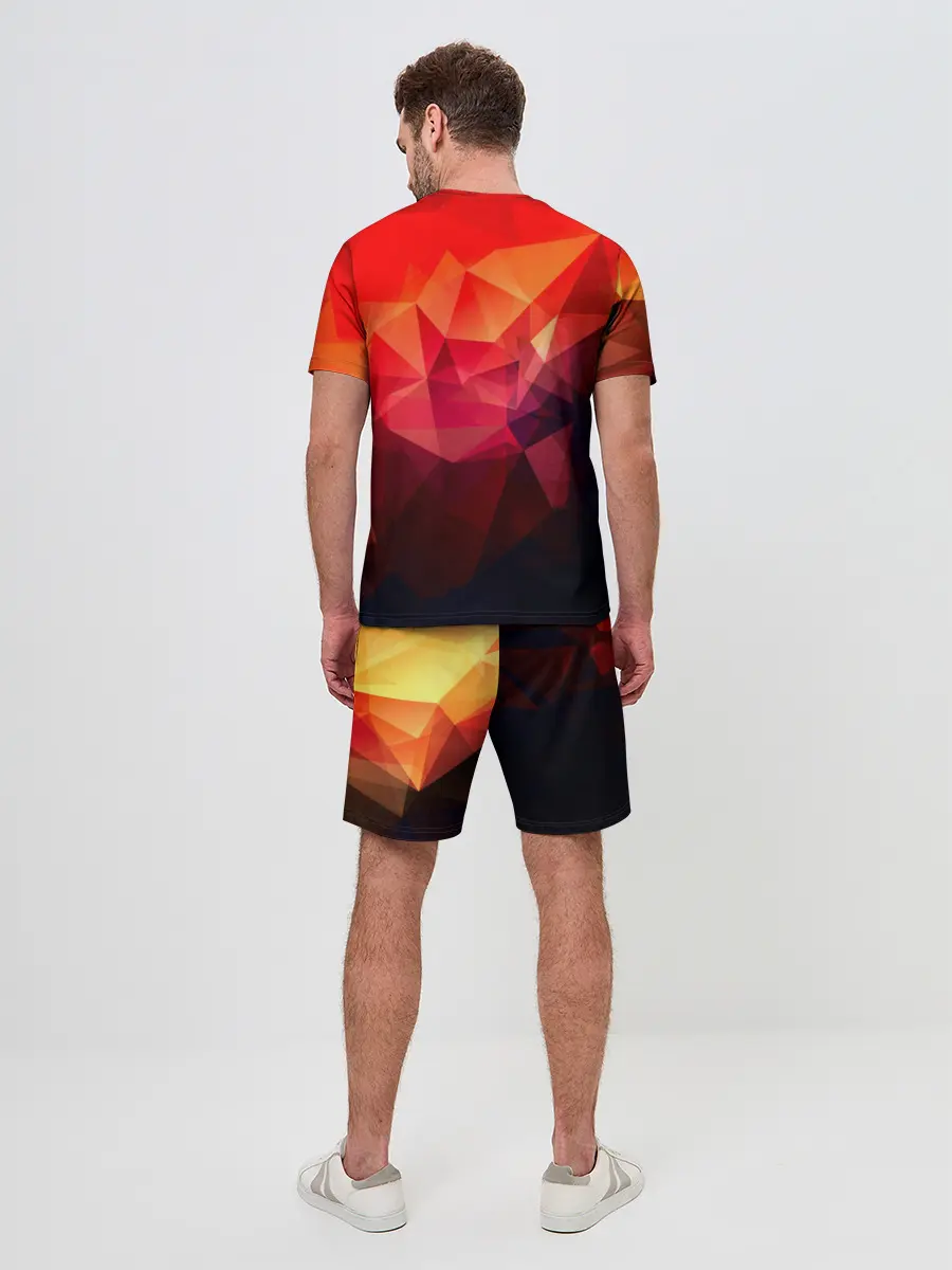 Мужской костюм с шортами / Абстракция