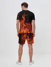 Мужской костюм с шортами / Огонь