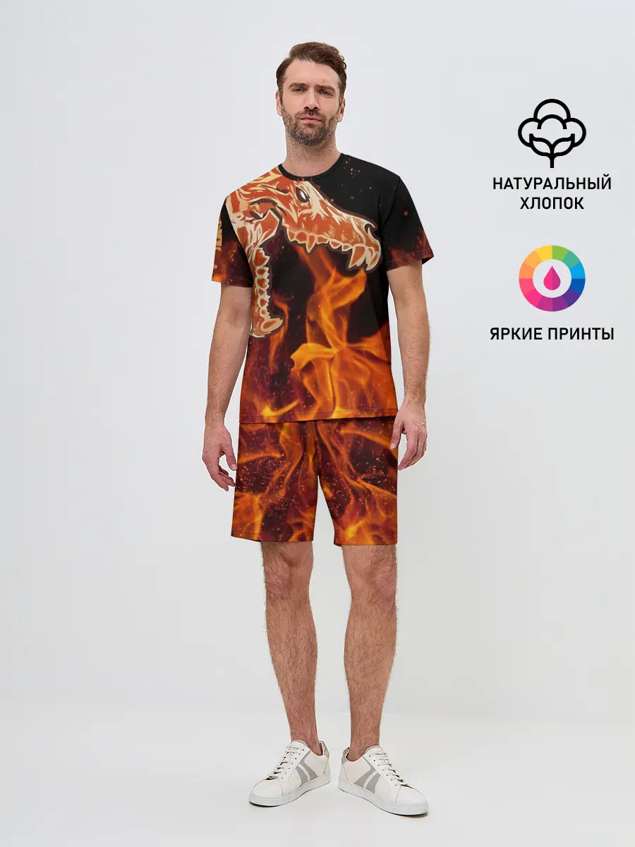 Мужской костюм с шортами / Вой