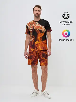 Мужской костюм с шортами / Вой