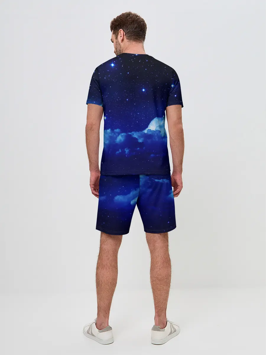 Мужской костюм с шортами / Звёздное небо