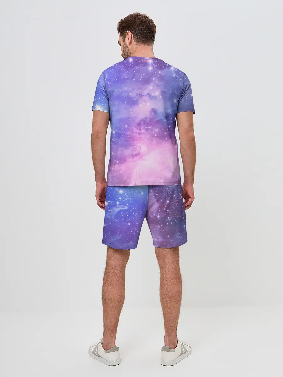 Мужской костюм с шортами / Галактика