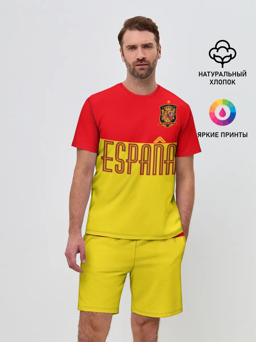 Мужской костюм с шортами / Сборная Испании по футболу
