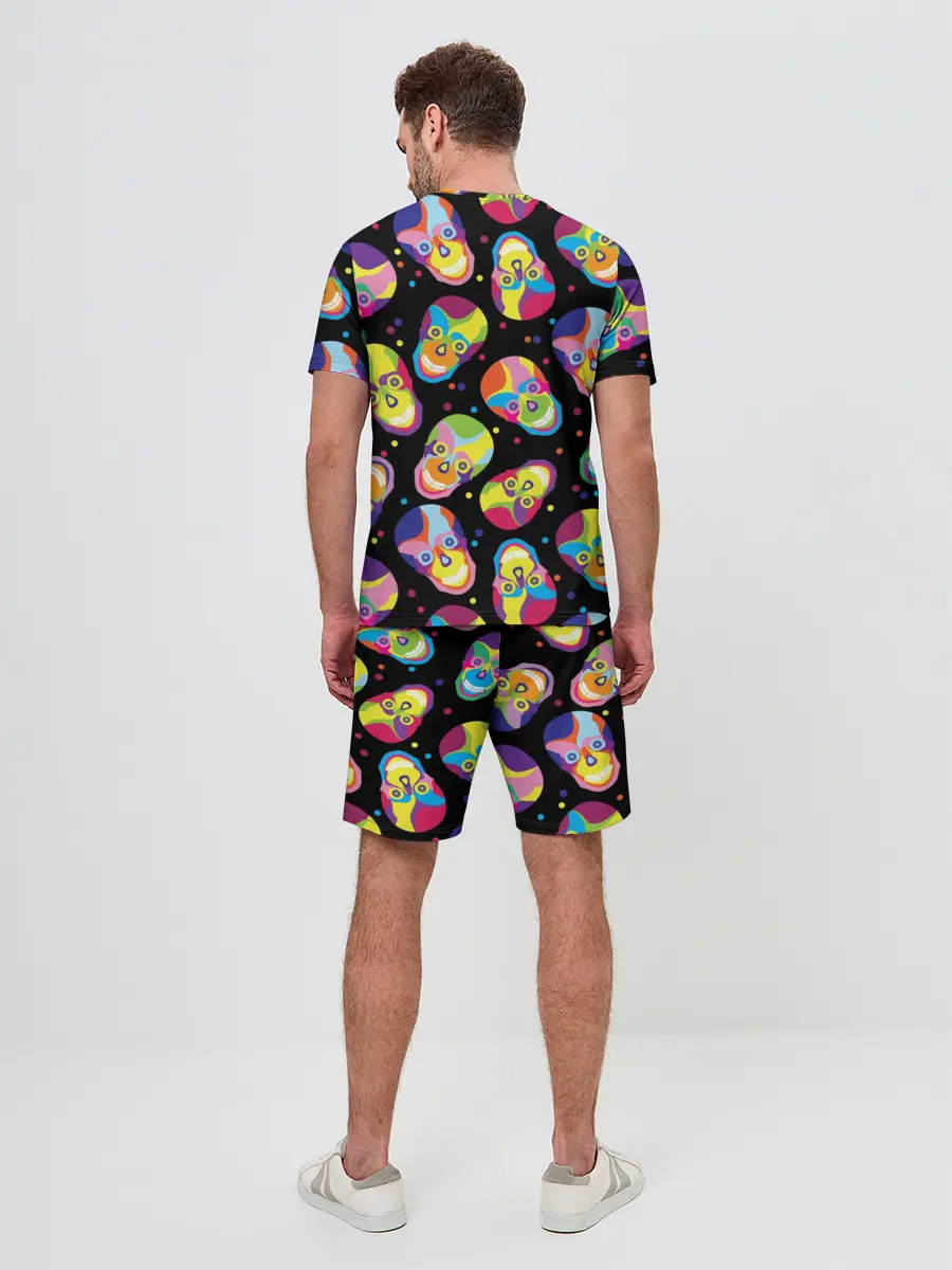 Мужской костюм с шортами / Мексиканские черепа