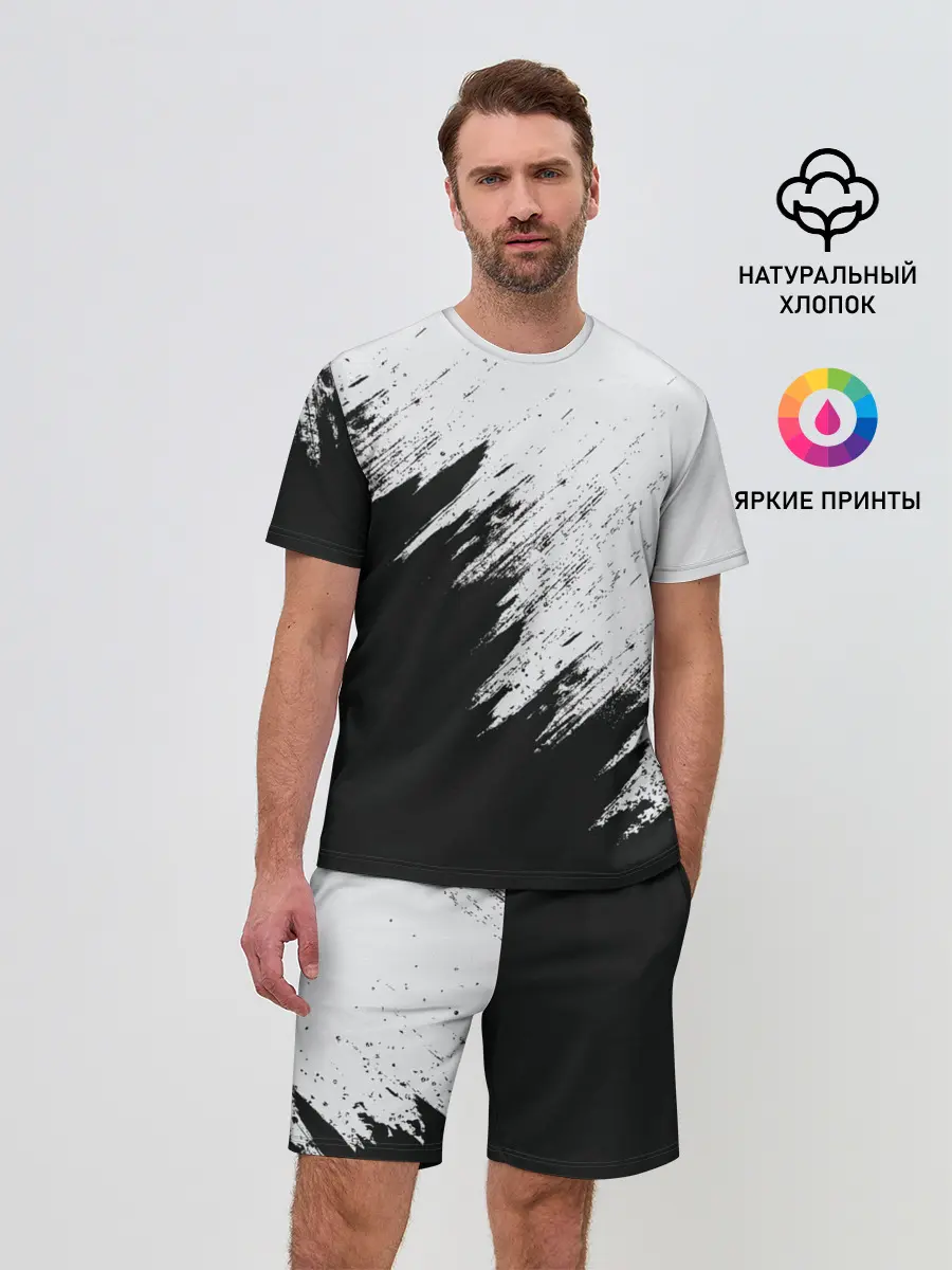 Мужской костюм с шортами / Краска и ничего лишнего!