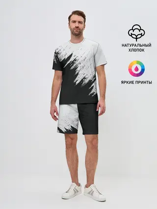 Мужской костюм с шортами / Краска и ничего лишнего!