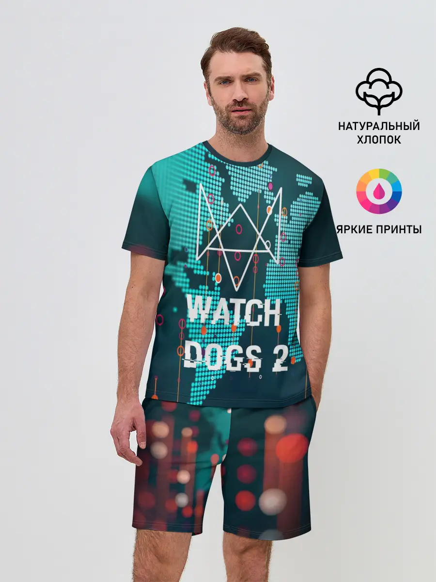 Мужской костюм с шортами / Watch Dogs 2 NETWORK HACK